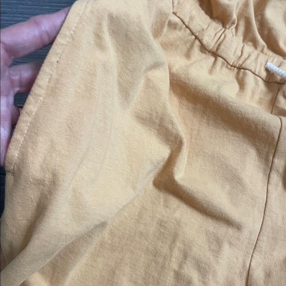 Preloved made in Canada Mustard Jumpsuit with Heart Detail - Picture 7 of 10